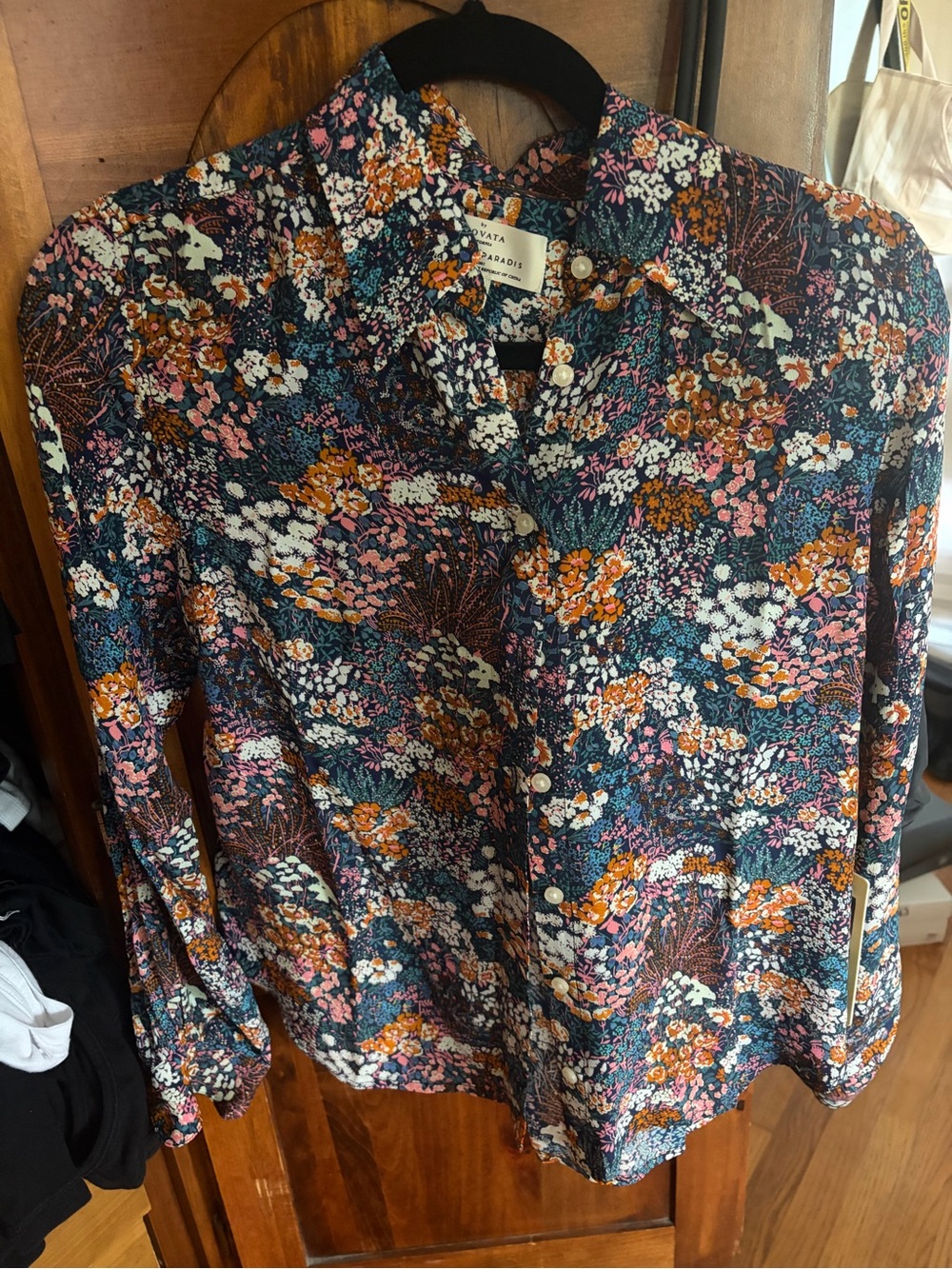 NWT Trovata Birds of Paradise Jaqueline blouse xs